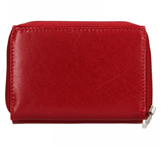 Dámska kožená peňaženka 250453 červená 3