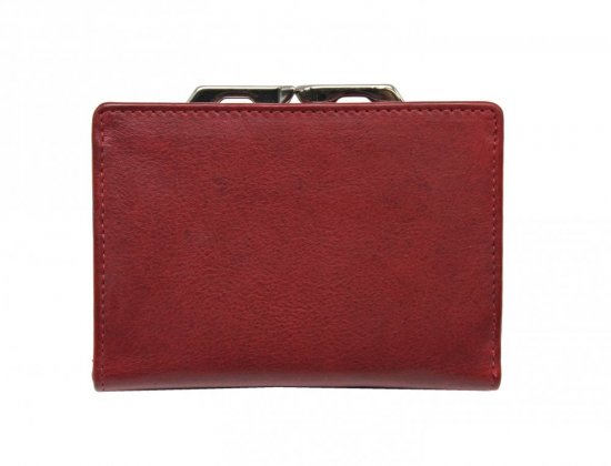 Dámska kožená peňaženka SG-2870 vínová - zadný pohľad