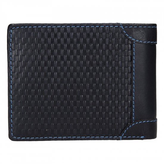 Pánska kožená peňaženka 25434 modrá