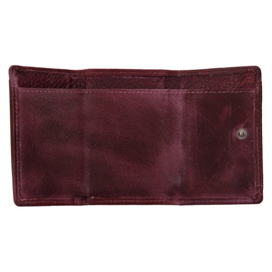 Dámska kožená peňaženka W-22030/D plum (malá peňaženka) 3 Dámska kožená peňaženka W-22030/D plum (malá peňaženka) 3
