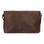 Kožená taška přes rameno BLC 223-2664 hnědá - pod klopnou přihrádka na magnet