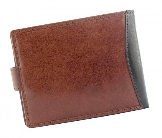 Pánská kožená peněženka El Forrest 2545-21 RFID hnědá 1