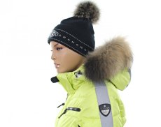 Kožešinový lem na kapuci - límec mývalovec M 40/1 (50-54 cm)