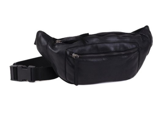 Kožená ledvinka 225819 černá Kožená ledvinka 225819 černá