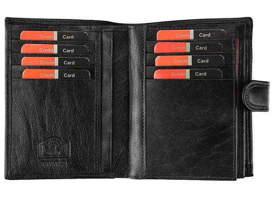 Pánská kožená peněženka Pierre Cardin FOSSIL TILAK12 2331A RFID hnědá