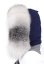 Kožešinový lem na kapuci - límec liška bluefrost white LB 21/2 (67 cm) 2