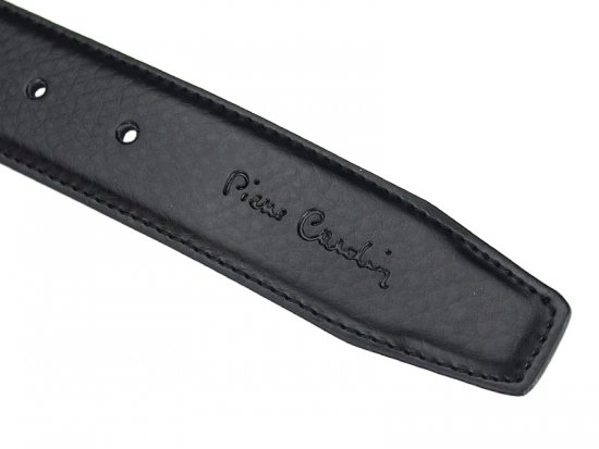 Pánský kožený opasek Pierre Cardin 5011 ROB01 černý