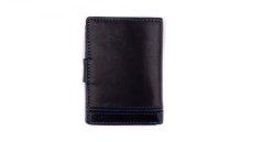 Kožená dokladovka 27531155535 black blue 1