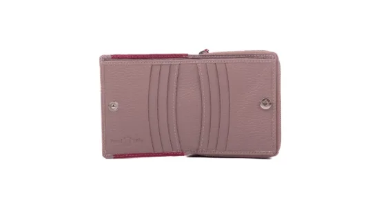 Dámska kožená peňaženka SG-27544B Viva Magenta/Cameo Rose 03 Dámska kožená peňaženka SG-27544B Viva Magenta/Cameo Rose 03