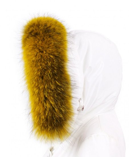 Kožešinový lem na kapuci - límec mývalovec M 119/2 (70 cm) 2