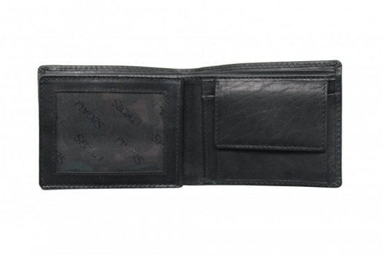 Pánska kožená peňaženka 21031 čierna 2