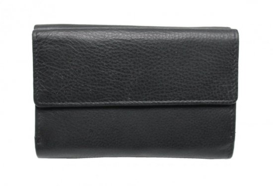 Dámská kožená peněženka SG-27020 černo červená