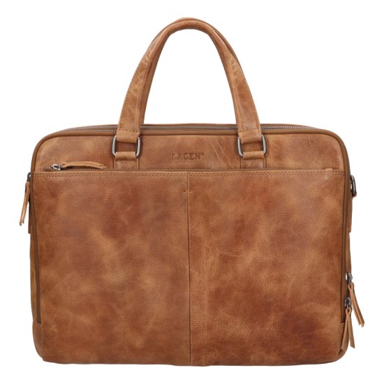 Pánská kožená aktovka LG-25007 camel