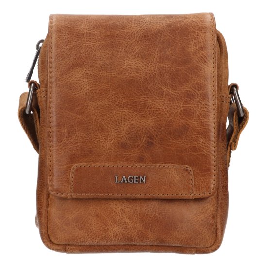 Pánská kožená taška přes rameno LG-25012 camel
