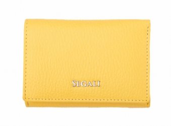Dámska kožená peňaženka SG-27106 B pastelovo žltá