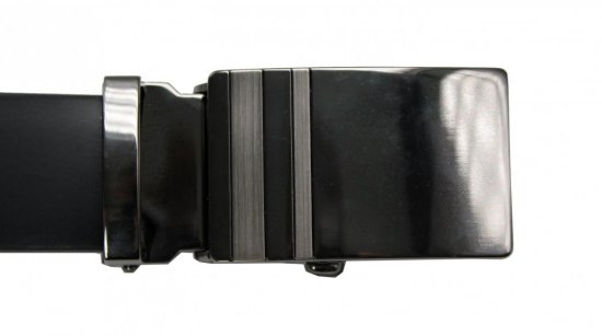 Pánsky kožený opasok Lindenmann 25050 čierny 4