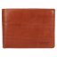 Pánska kožená peňaženka LG-22111 hnedá - predný pohľad