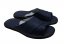Pánské kožené pantofle Valda široké tmavě modré - velikost: 46