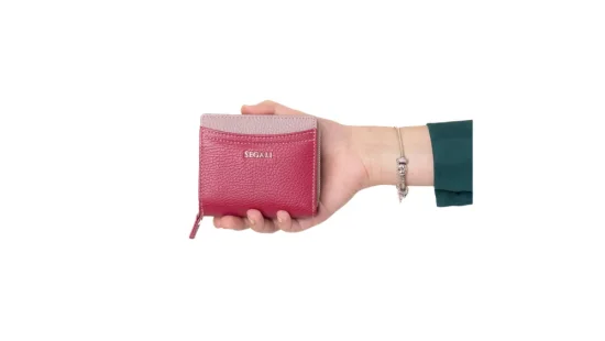 Dámska kožená peňaženka SG-27544B Viva Magenta/Cameo Rose 05 Dámska kožená peňaženka SG-27544B Viva Magenta/Cameo Rose 05