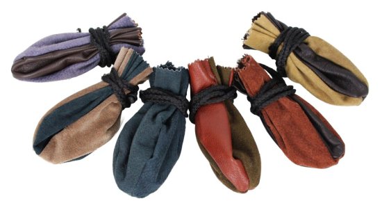 Kožený měšec na mince M 08 - barva: černo-béžová