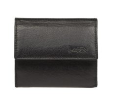 Kožená peněženka E-21055 (malá peněženka) černá