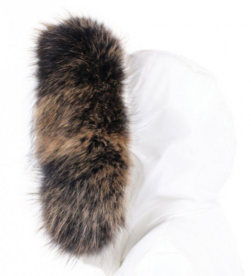 Kožušinový lem na kapucni - golier medvedíkovec  snowtop M 35/35 (55 cm) 2