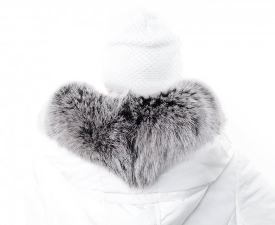 Kožušinový lem na kapucňu - golier líška snowtop L 07/10 (50 cm) 1