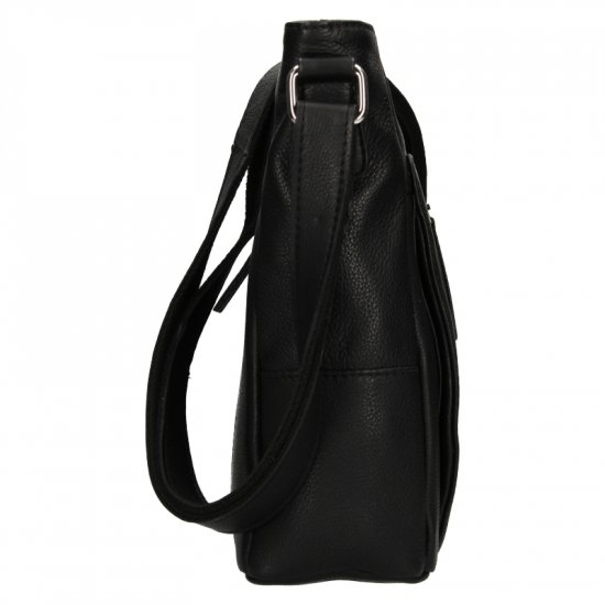 Dámská kožená taška přes rameno BLC/20/21437 černá 2