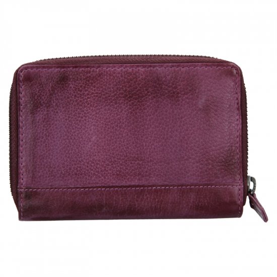 Dámska kožená peňaženka 2931/D fialová 1