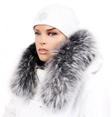 Kožušinový lem na kapucňu - golier medvedíkovec M 36/69 (70 cm)