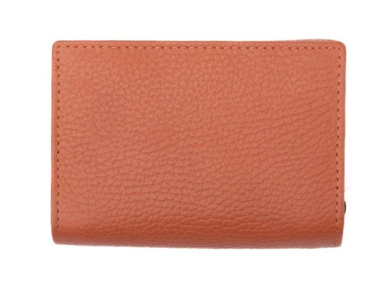 Dámská kožená peněženka SG-27106 B Oranžová 1