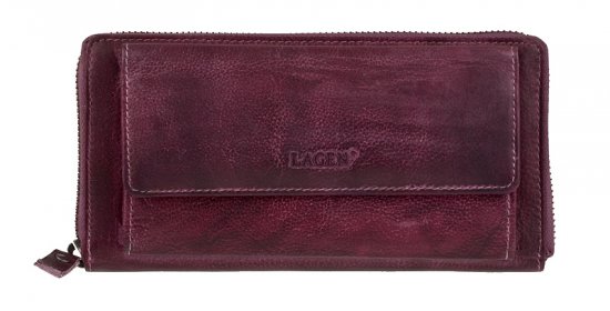 Dámska kožená peňaženka 2786-017/D plum