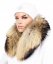 Exkluzívny kožušinový lem na kapucňu - golier medvedíkovec  MX-06/1 (75 cm)