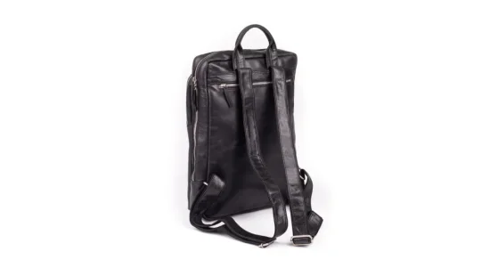 Kožený batoh UNISEX 2106 čierny