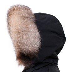 Kožušinový lem na kapucňu - golier líška bluefrost wolf LBW 01/11 (50 cm) 1
