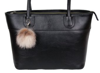 Kožešinový přívěsek ke kabelce liška bluefrost crystal