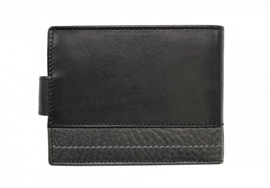 Pánská kožená peněženka 2951320005LZ černo šedá 1