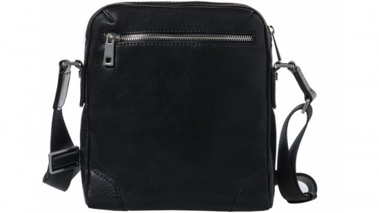 Pánska kožená taška cez rameno Segali BRIJ-2346 čierna
