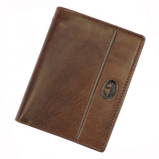 Pánská kožená peněženka El Forrest 2861-22 RFID hnědá