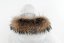 Fur trim on the hood - raccoon collar M 181 snowtop (70 cm)