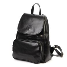 Kožený batoh Jordan černý