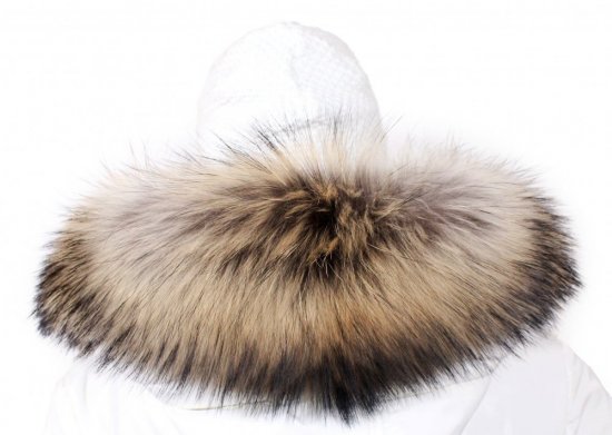 Fur trim on the hood - raccoon collar M 51/8 (70 cm) 1