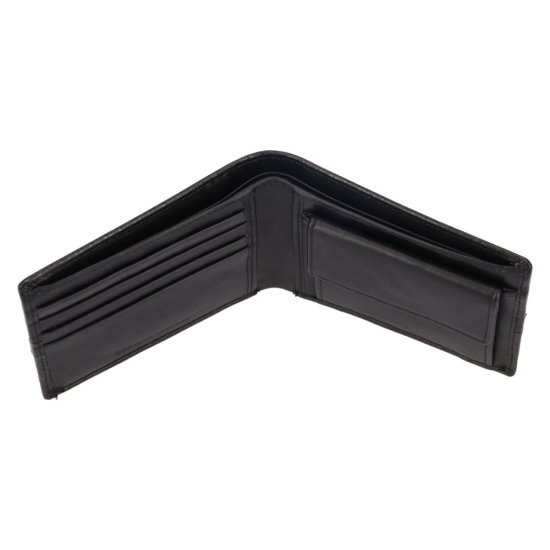 Pánská kožená peněženka 212405 A černá - tloušťka peněženky