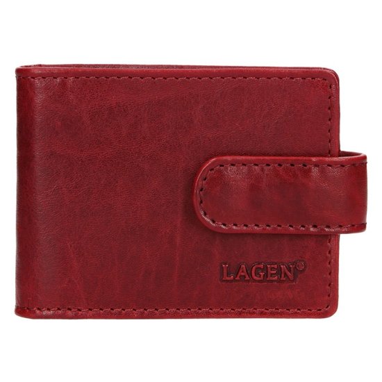 Kožený obal na karty a vizitky 21485/T červená
