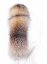 Kožušinový lem na kapucňu - golier líška bluefrost crystal LBS 02 (70 cm)
