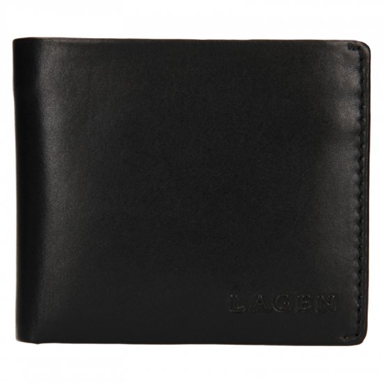 Pánska kožená peňaženka TS-2508 čierna