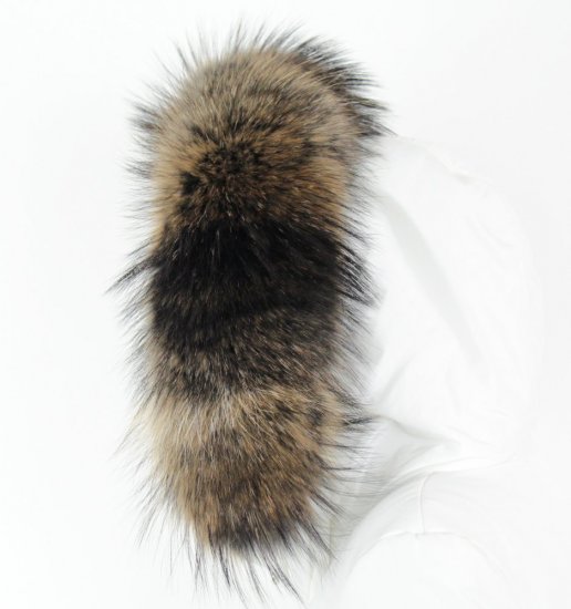 Exkluzivní kožušinový lem na kapucňu - golier medvedíkovec M 35/19 (70 cm)