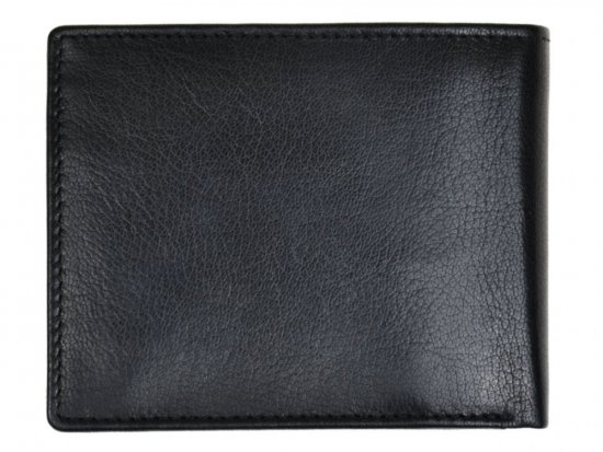 Pánska kožená peňaženka SG-27265 čierna 2