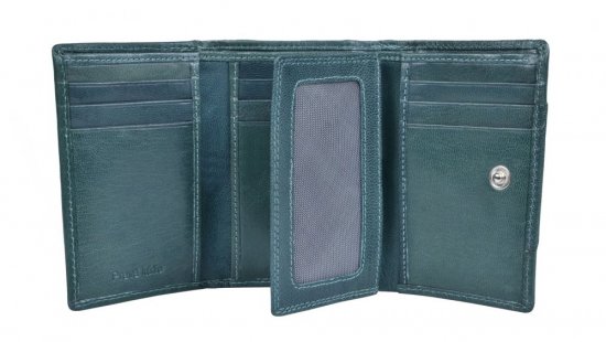 Dámská kožená peněženka SG-27196 turkish zelená