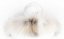 Kožešinový lem na kapuci - límec mývalovec M B10 béžový melír  (70 cm)